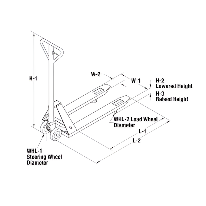 Wesco Electric High-Lift Pallet Truck – 27″×45″, 3 000 lb Capacity | Model 272937