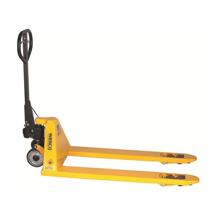 Pallet Truck | 27" x 48" | 5500 lb Capacity | With Hand Brake | Wesco Industrial Products 272667