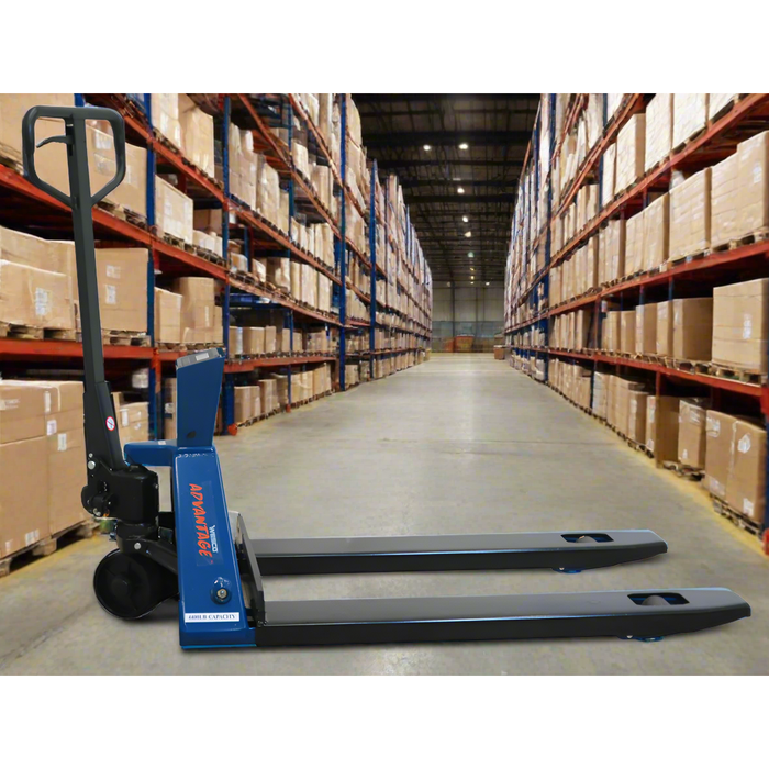 Wesco Advantage™ Pro‑Max Scale Pallet Truck 274720 – 4,400 lb Capacity, 27″×45″ Forks