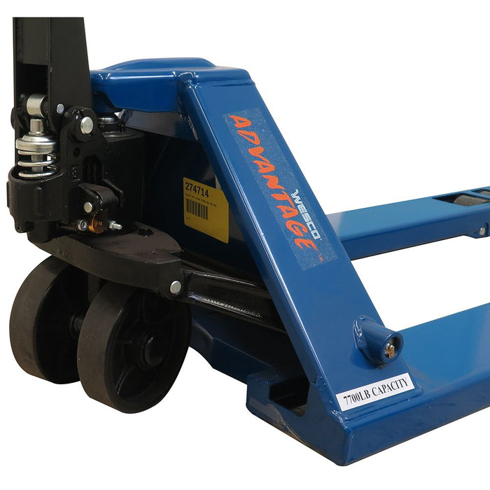 Wesco 274714 ADVANTAGE™ PRO‑MAX Pallet Truck – 7,700 lb Capacity, 27″ × 48″ Forks