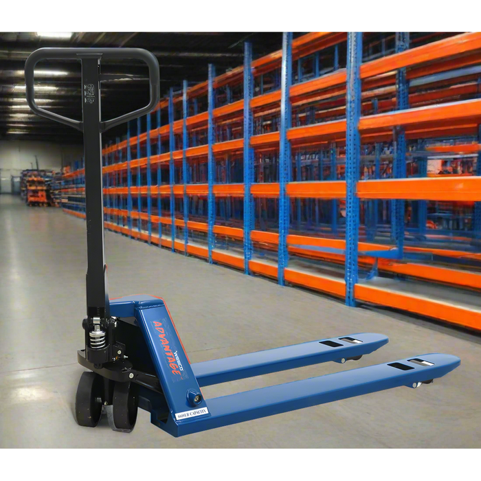 Wesco 274711 ADVANTAGE™ PRO Pallet Truck – 6,600 lb Capacity, 27″ × 48″ Forks