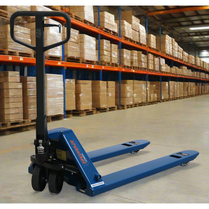 Wesco 274709 ADVANTAGE™ PRO Pallet Truck – 5,500 lb Capacity, 27″ × 48″ Forks