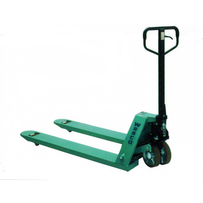 Wesco 278748 CPII Lowboy Pallet Truck – 4,400 lb Capacity, 27″ × 48″ Forks + Safety Guard