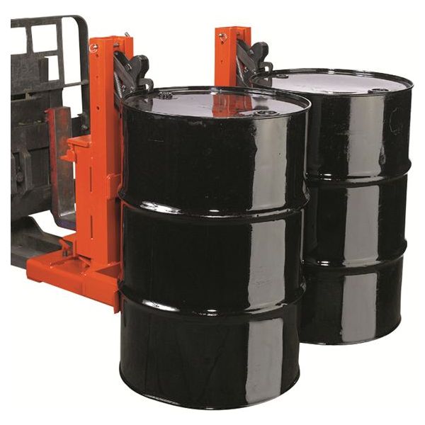 Drum Fork Mount | Dual | 1600 lb Capacity | Wesco Industrial Products 240097