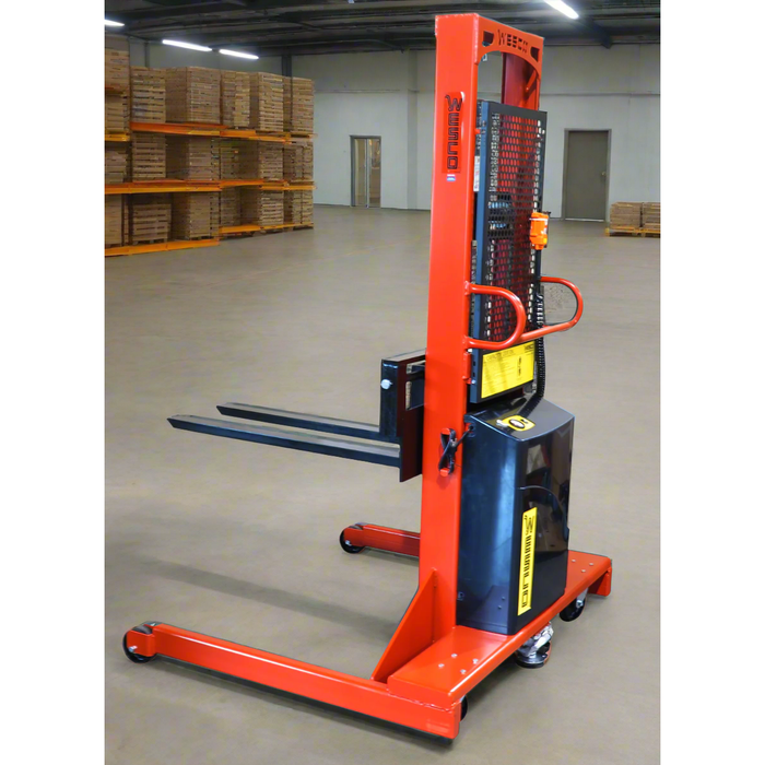 Powered Stacker | 3" x 25" Fork | 1500 lb Capacity | Fixed Base | Wesco Industrial Products 261079