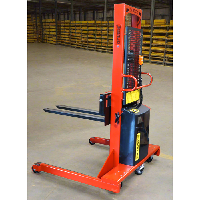 Powered Stacker | 3" x 42" Fork | 1500 lb Capacity | Fixed Base | Wesco Industrial Products 261065