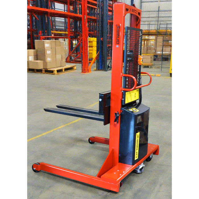 Powered Stacker | 3" x 25" Fork | 1500 lb Capacity | Fixed Base | Wesco Industrial Products 261081