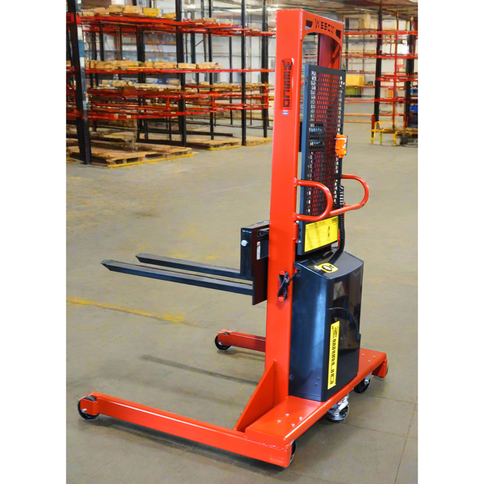 Powered Stacker | 3" x 42" Fork | 1500 lb Capacity | Fixed Base | Wesco Industrial Products 261063