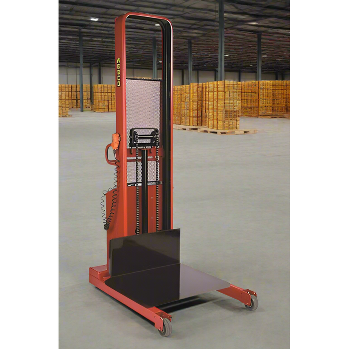 Powered Stacker | 30" x 32" Platform | 1500 lb Capacity | Fixed Base | Wesco Industrial Products
