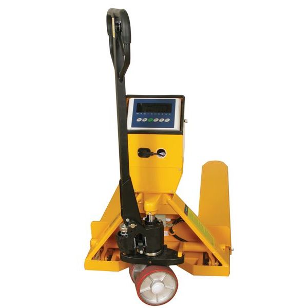 Wesco 272936 SPT27 Scale Pallet Truck – 5,000 lb Capacity, Built‑In LED Scale