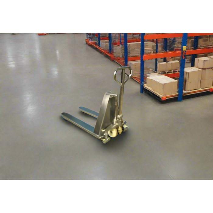 Manual High Lift | 27" x 46" | Stainless Steel | 2200 lb Capacity | Wesco Industrial Products 272859