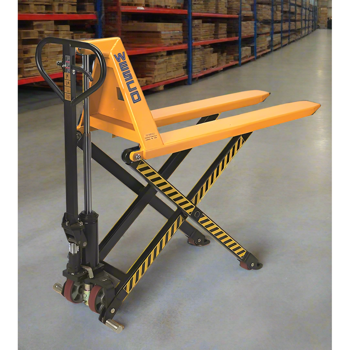 Wesco TSHL21 Manual High‑Lift Pallet Truck – 2,200 lb, 21″ × 44.5″ Forks