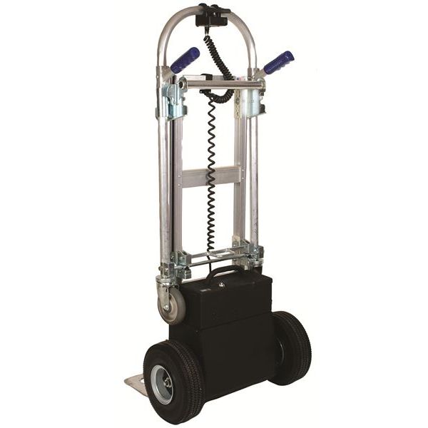 Wesco CobraPro Jr. 220653 Battery-Powered Convertible Hand Truck – 600 lb (2-wheel) / 1,200 lb (4-wheel)