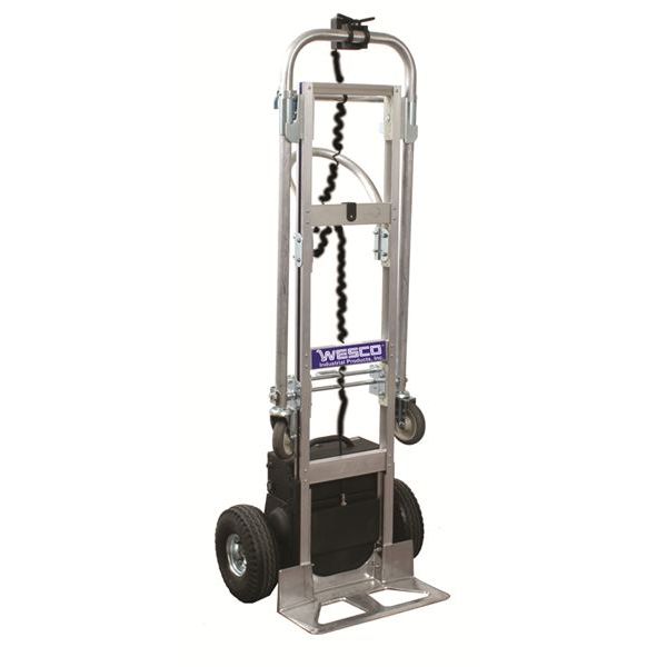 Wesco CobraPro Sr. Battery-Powered Convertible Hand Truck – 600 lb/1,200 lb Capacity (Part 220656)