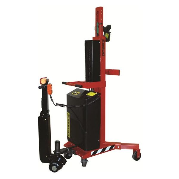 Drum Handler | Power Lift & Drive | 650/1100 lb Capacity | Wesco Industrial Products 240157