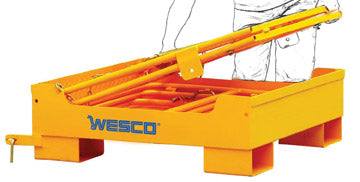 Wesco Foldable Forklift Maintenance Platform – 600 lb, 37″×37″ Steel Deck (Part 272571)