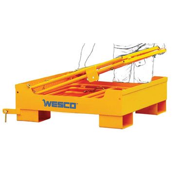 Wesco Foldable Forklift Maintenance Platform – 600 lb, 37″×37″ Steel Deck (Part 272571)