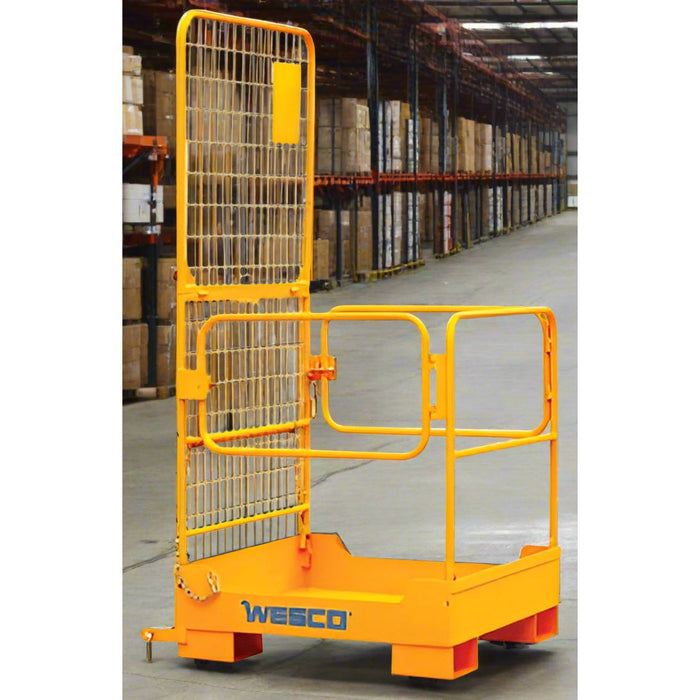 Wesco Foldable Forklift Maintenance Platform – 600 lb, 37″×37″ Steel Deck (Part 272571)