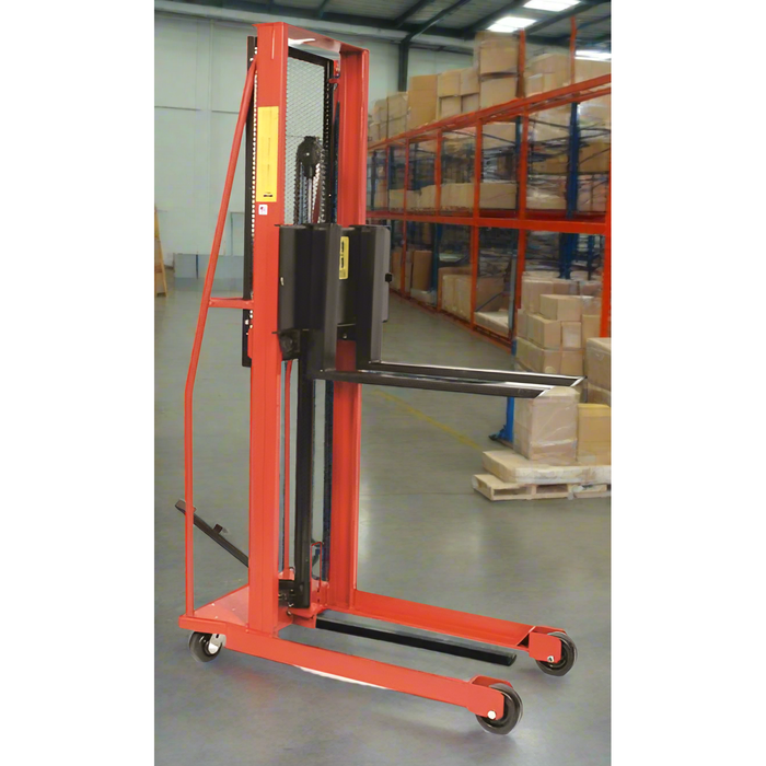 Wesco 260049 Economy Hydraulic Fork Stacker – 1,000 lb, 76″ Lift, 25″ Forks