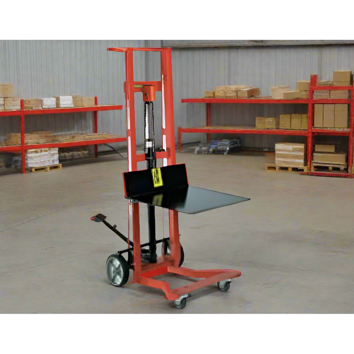 Wesco DPL‑40‑1620 Hydraulic Four‑Wheel Pedalift – 750 lb, 20″×16″ Platform, 40″ Lift