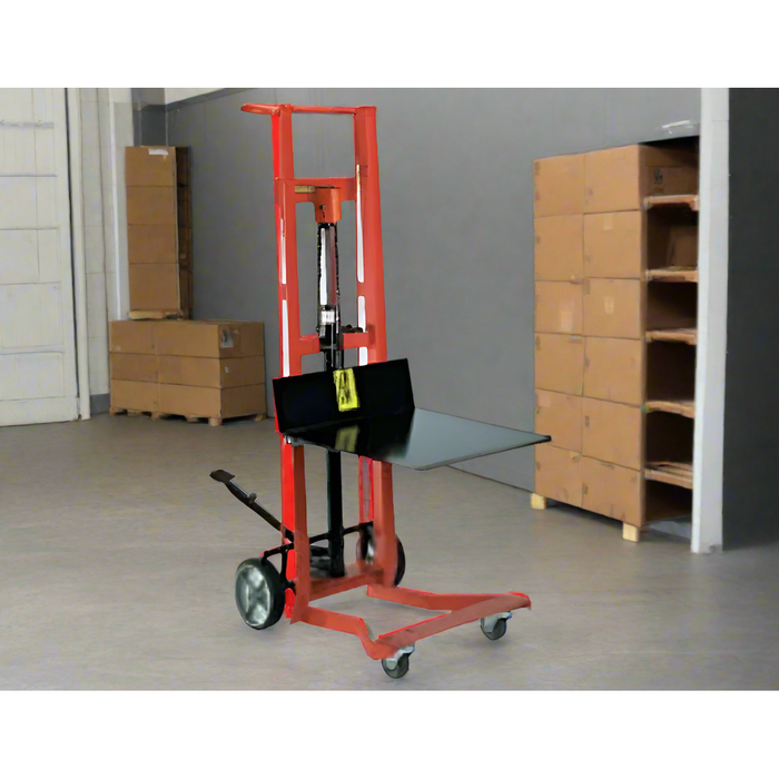 Wesco 4‑Wheel Hydraulic Pedalift DPL‑54‑2230 – 750 lb, 30″×22″ Platform, 54″ Lift