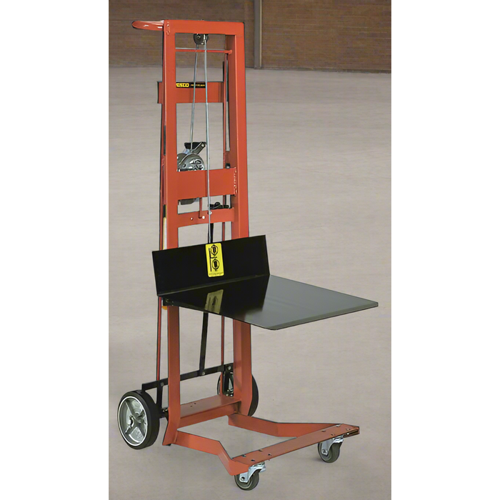 Wesco WDPL‑54‑2230 Four‑Wheel Winch Pedalift – 750 lb, 22″×30″ Platform, 54″ Lift (Part 260022)