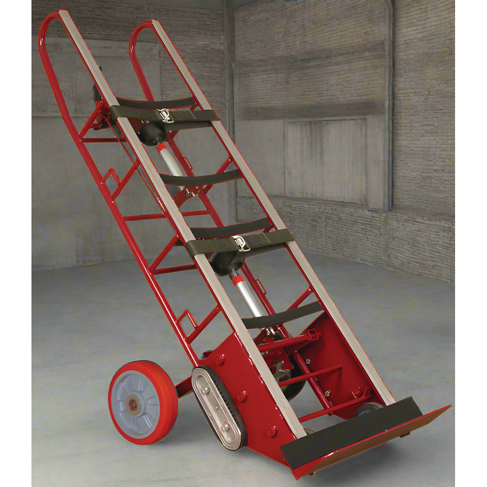 Wesco 230074 Heavy Duty Vending Machine Truck – 1,800 lb Capacity, Auto-Rewind Belt, Wheel Locks
