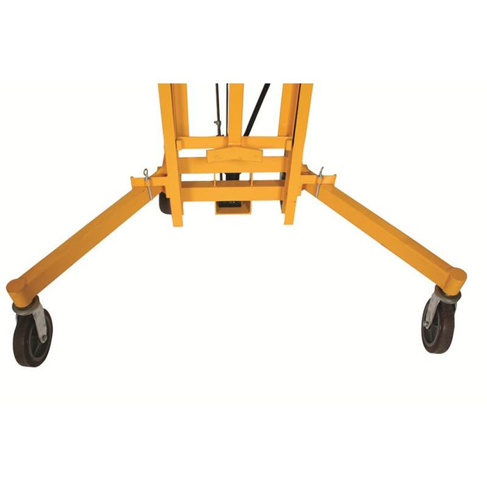 Wesco 272967 High‑Lift Hydraulic Drum Truck – 880 lb Capacity, 55–85 gal Drums