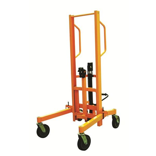Wesco 272967 High‑Lift Hydraulic Drum Truck – 880 lb Capacity, 55–85 gal Drums