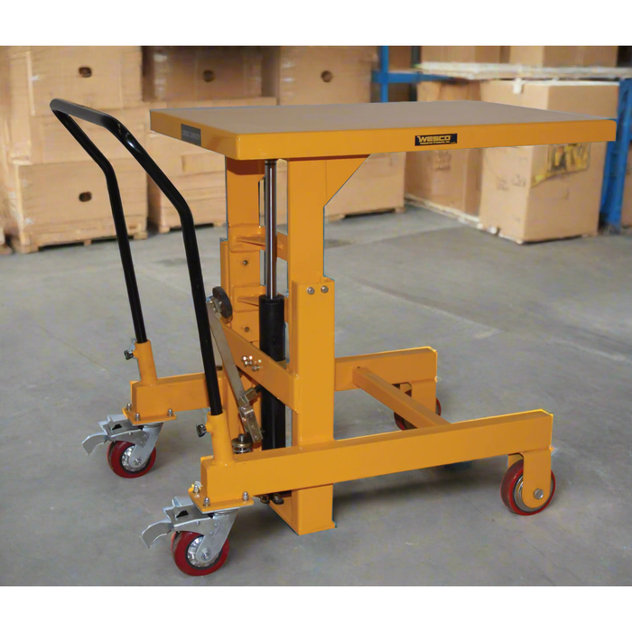 Wesco DT‑2436 Hydraulic Die Lift Table – 2,000 lb, 24″×36″ Platform