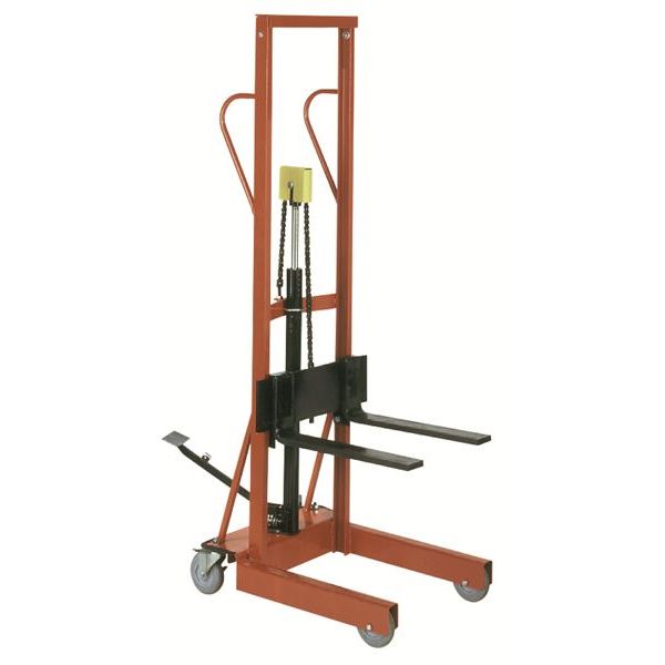 Wesco 260151 Hydraulic Lite‑Lift Pedalift – 500 lb Capacity, 19″ Forks & 54″ Lift