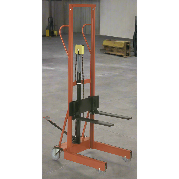 Wesco 260151 Hydraulic Lite‑Lift Pedalift – 500 lb Capacity, 19″ Forks & 54″ Lift