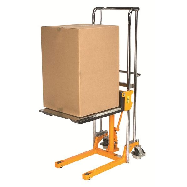 Wesco VL‑59 Mini Winch Stacker – 880 lb Capacity, 59″ Lift, Adjustable Forks
