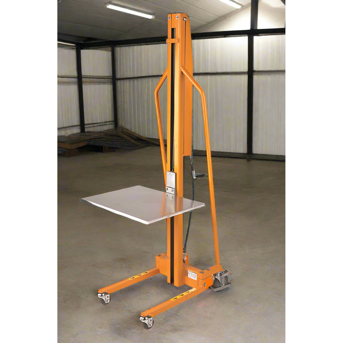 Wesco MOL Manual Office Winch Lift – 220 lb Capacity, 18″×23″ Platform (Part 272467)