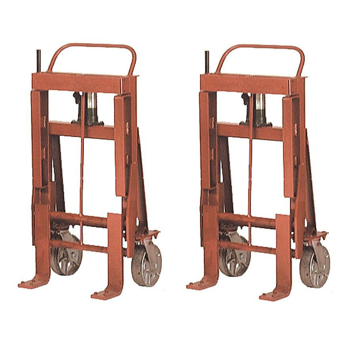 Wesco 260089 Rais‑N‑Rol™ Machinery Mover (Pair) – 8,000 lb Capacity, 6″ Lift