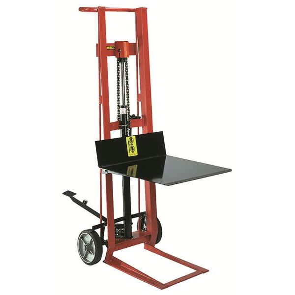 Wesco Two‑Wheel Hydraulic Pedalift PL‑54‑2230 – 750 lb, 30″×22″ Platform, 54″ Lift