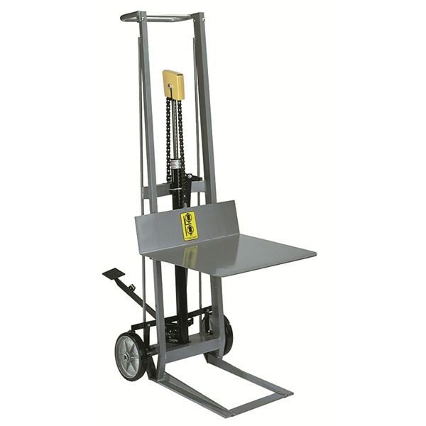 Wesco 260004 Hydraulic Pedalift – 400 lb Capacity, 40″ Lift, 22″×20″ Platform