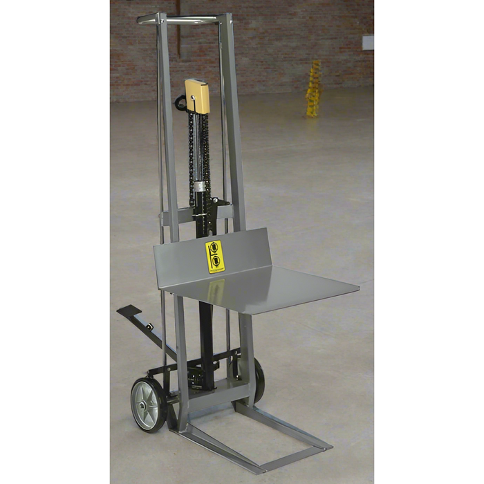 Wesco 260004 Hydraulic Pedalift – 400 lb Capacity, 40″ Lift, 22″×20″ Platform