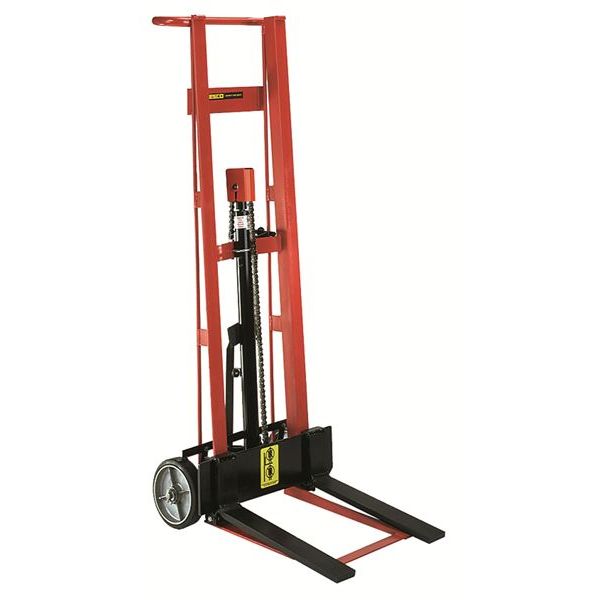 Wesco PL‑40‑F Two‑Wheel Hydraulic Pedalift – 750 lb, 3″×18″ Forks, 40″ Lift (Part 260006)