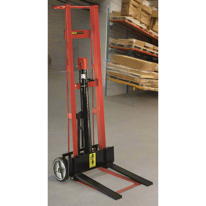Wesco PL‑40‑F Two‑Wheel Hydraulic Pedalift – 750 lb, 3″×18″ Forks, 40″ Lift (Part 260006)