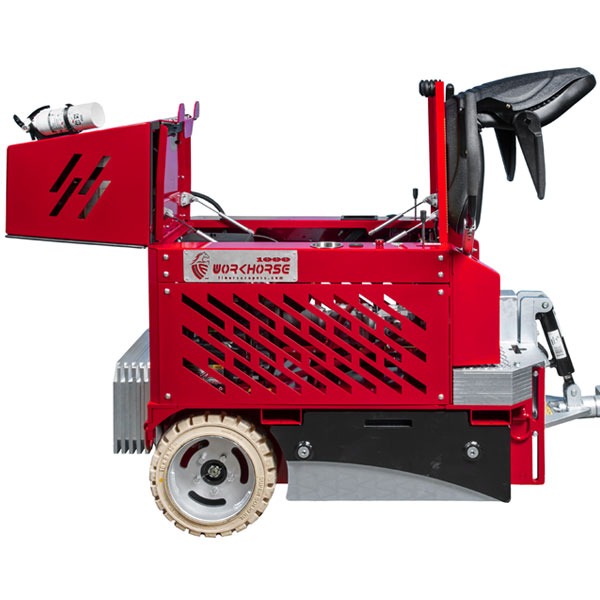 Workhorse 1000 Propane Ride‑On Floor Scraper – Compact 24 HP Commercial Flooring Removal