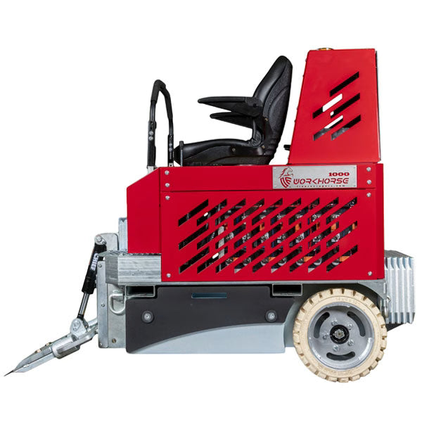Workhorse 1000e 48 V Battery Ride‑On Floor Scraper – Compact & Long‑Run Commercial Cleanup