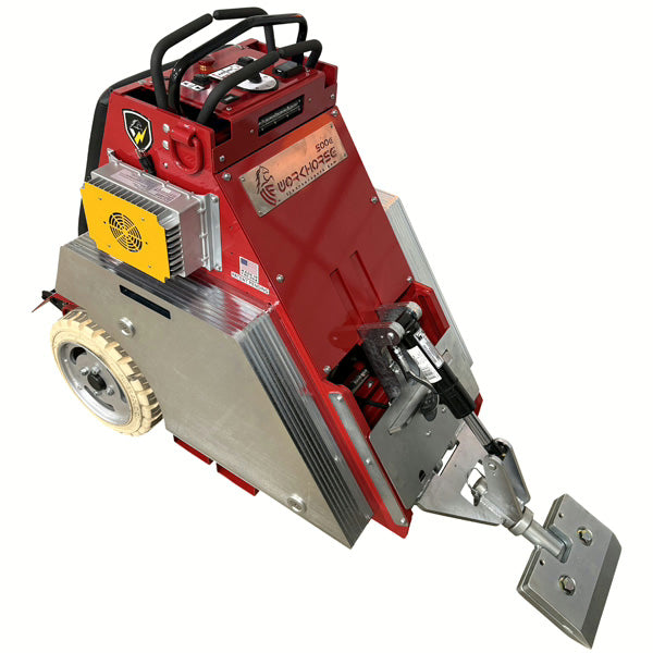 Workhorse 500e 48V Battery Ride‑On Floor Scraper – Compact, Long‑Runtime