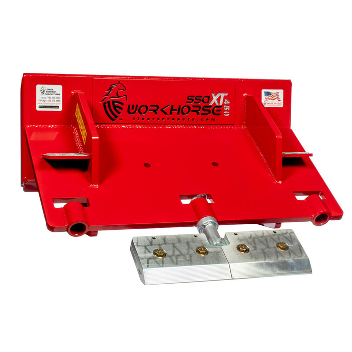 Workhorse XT450 Skid Steer Floor Scraper Attachment – 610 lb Heavy-Duty